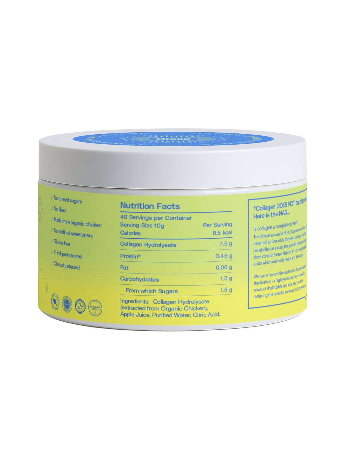 Bioactive Collagen Jelly Green Apple