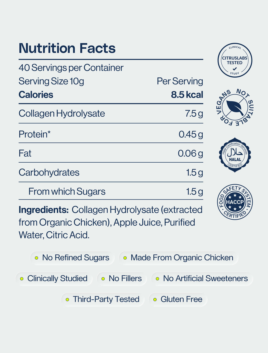Bioactive Collagen Jelly Green Apple
