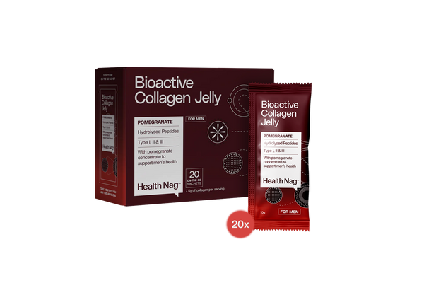 Bioactive Collagen Jelly Sachets – Pomegranate (20 x 10g)