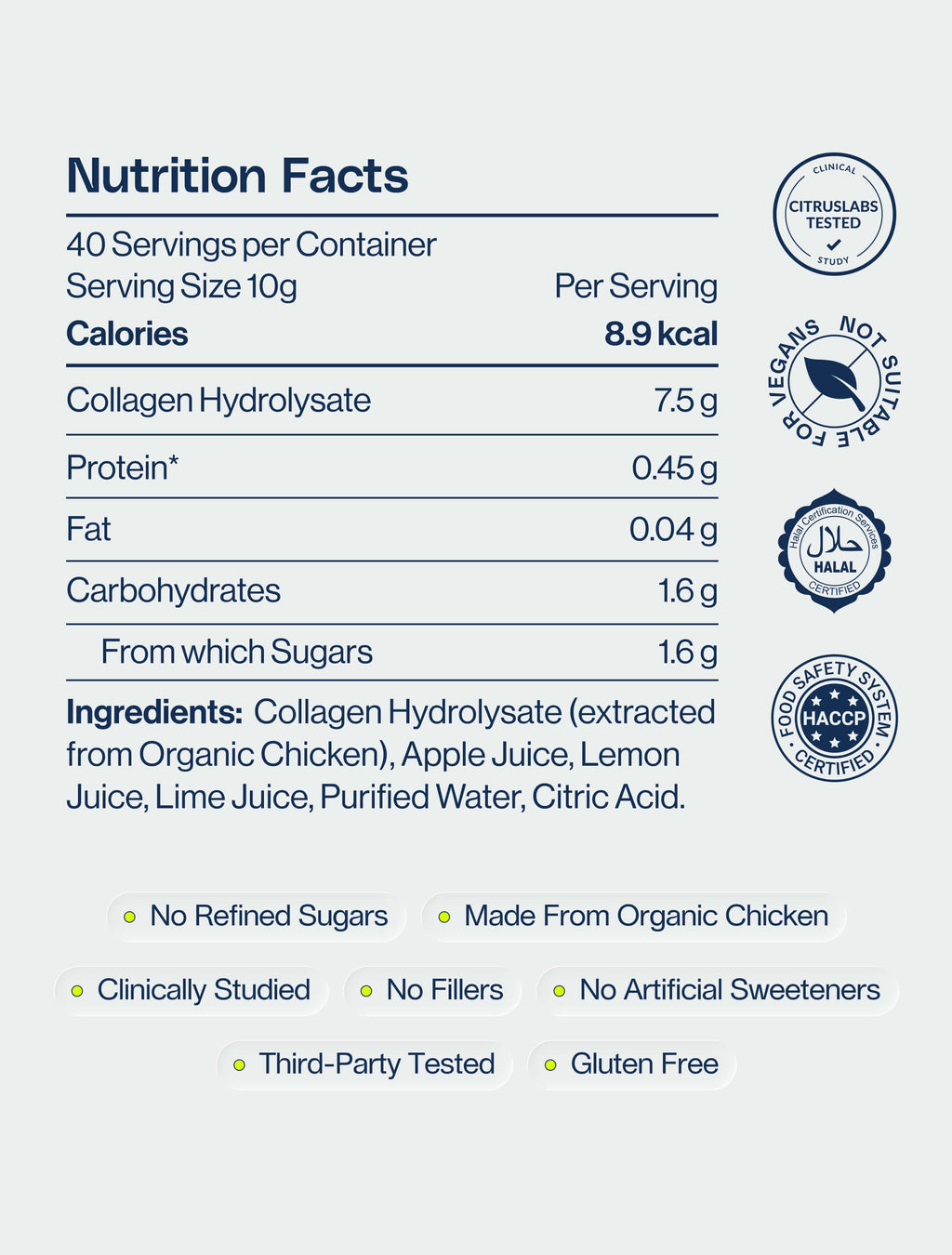 Bioactive Collagen Jelly Key Lime