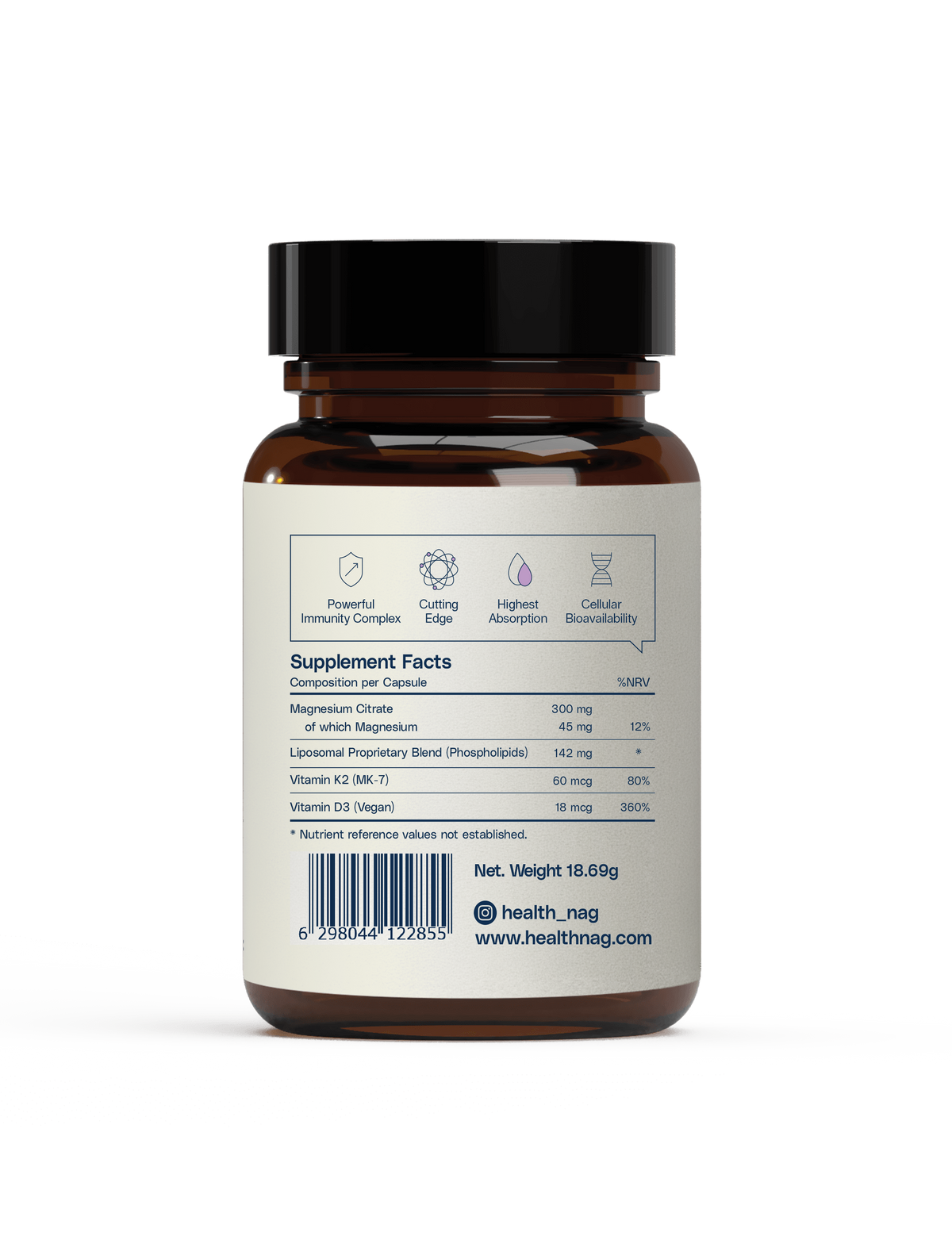 Liposomal D3 + K2 + Magnesium Citrate