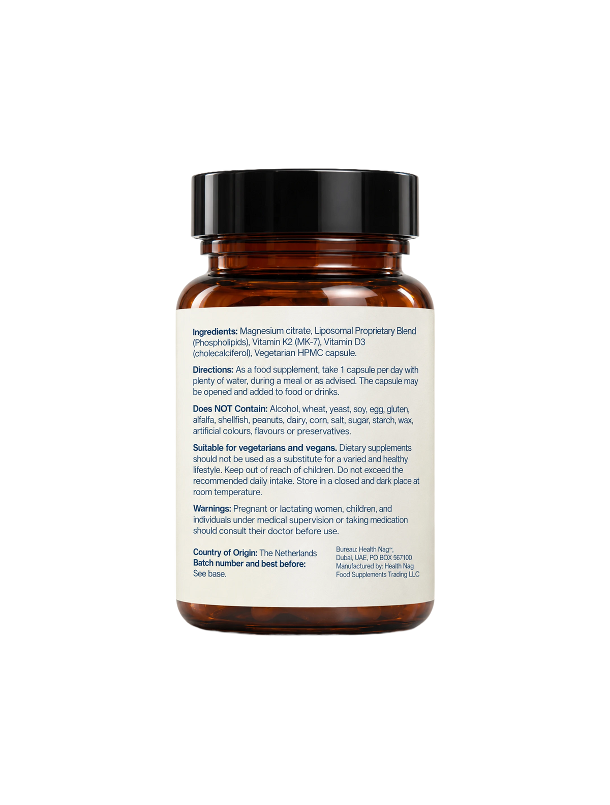 Liposomal D3 + K2 + Magnesium Citrate