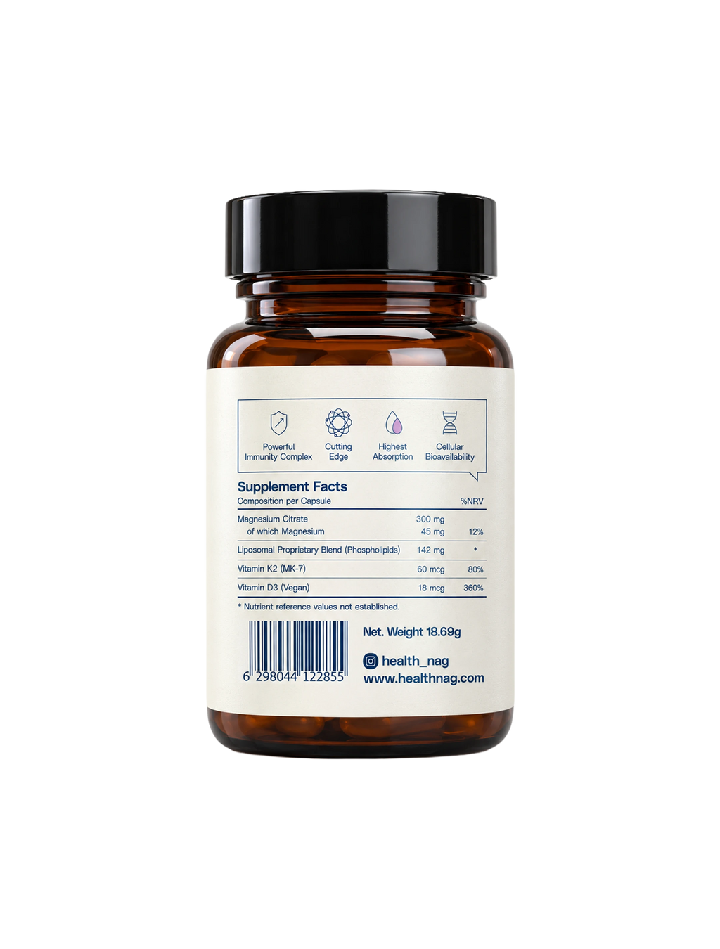 Liposomal D3 + K2 + Magnesium Citrate