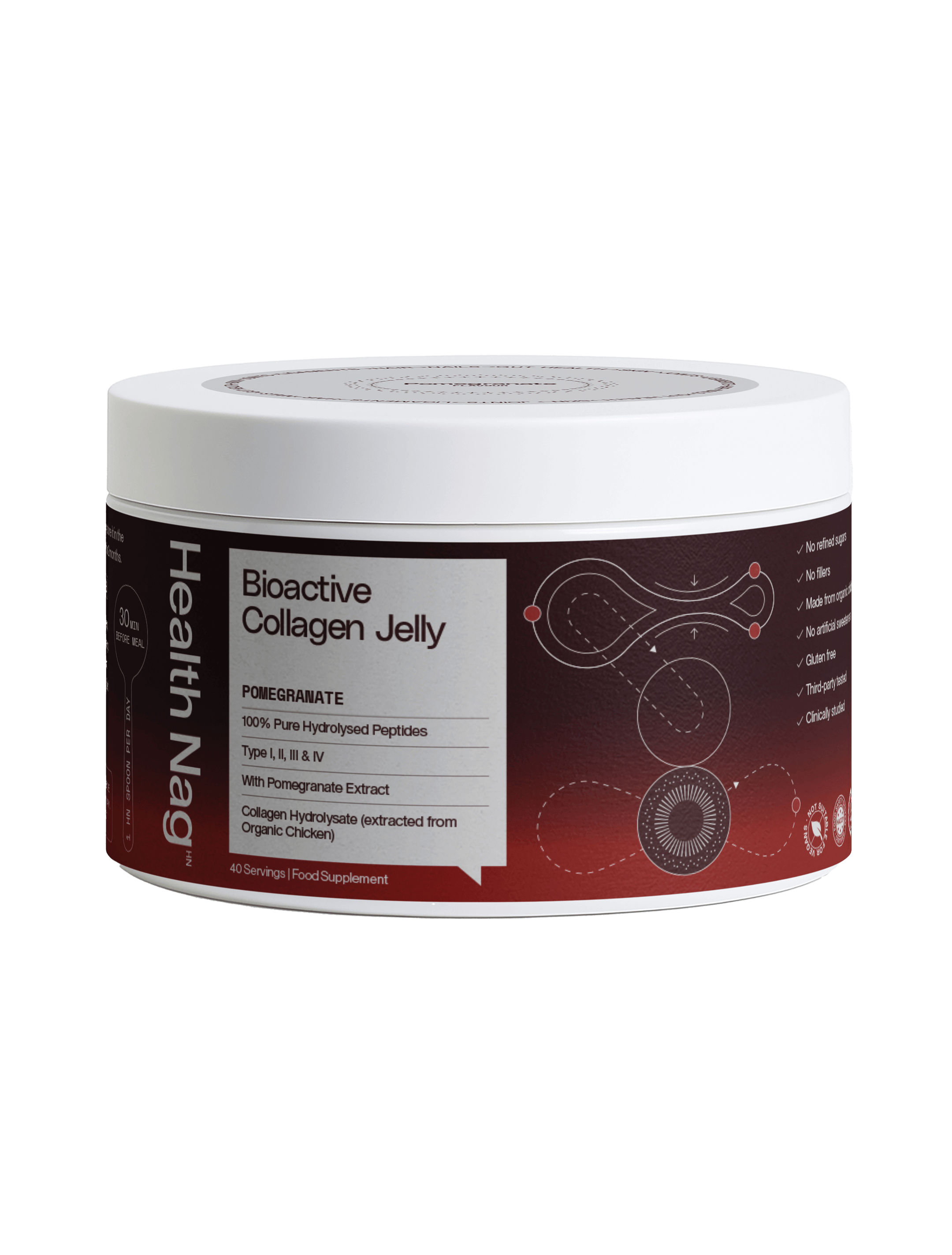 Bioactive Collagen Jelly Pomegranate