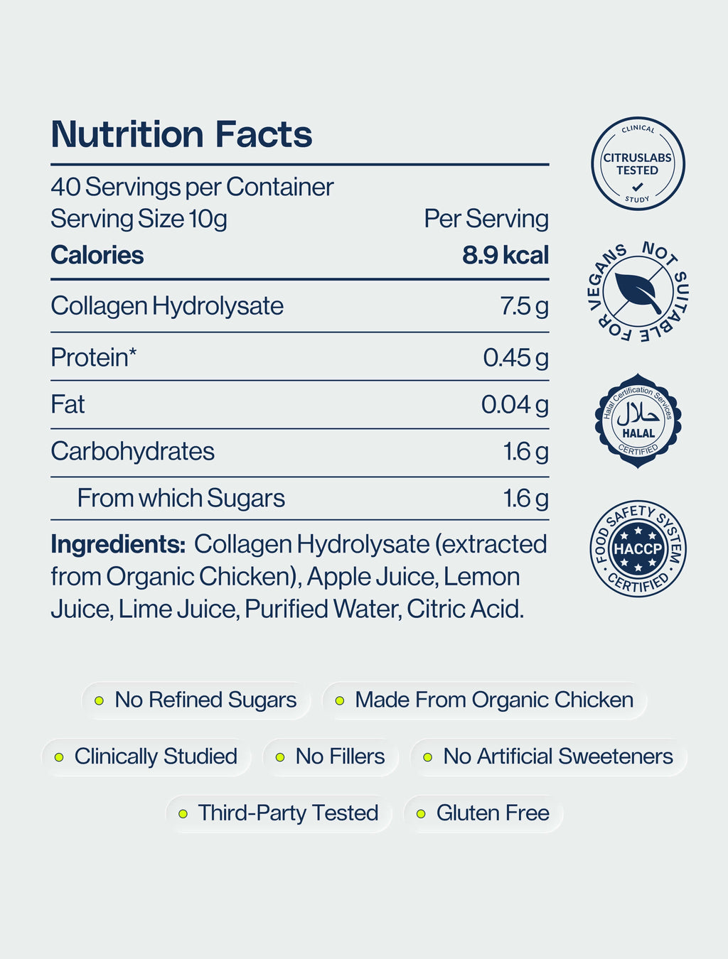 Bioactive Collagen Jelly Key Lime